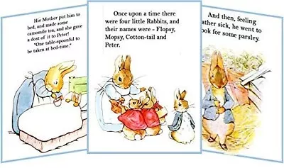 Beatrix Potter Peter Rabbit Shower Birthday Party Tent Cards Table Decorations • $15.95