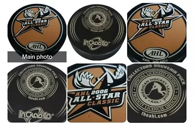 2006 ALL STAR CLASSICS MANITOBA MOOSE AHL INGLASCO HOCKEY PUCK Made In 🇸🇰  • $35