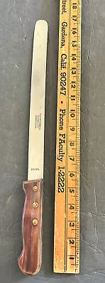 Vintage R.H. Forschner Co. Brazil Econo-Cut 12  Blade Knife Wood/Rivet Handle • $17.99