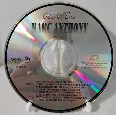 Marc Anthony Otra Nota (CD Disc Only) • $2.97