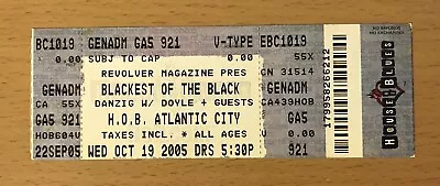 2005 Danzig House Of Blues Atlantic City New Jersey Concert Ticket Stub Mother • £5.78