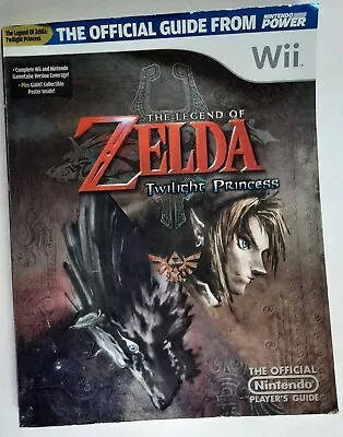 The Legend Of Zelda Twilight Princess Nintendo Player's Strategy Guide W/ Poster • $12.95