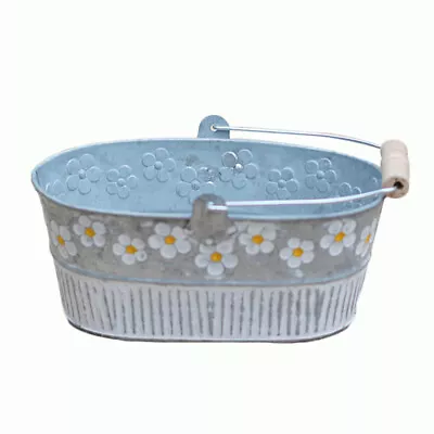 Metal Flower Pot Bucket Flower Holder Flower French Buckets Flower Jug Vase • $10.71