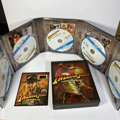 $39.89 • Buy Indiana Jones The Complete Series Box Set  5 Disc Set Blu-ray Movie 1 2 3 4