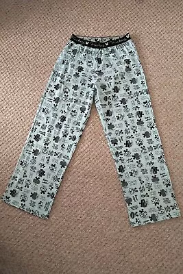 £15 • Buy Disney MICKEY MOUSE Pyjamas Bottoms Brushed Cotton UK 12-14 UNWORN 