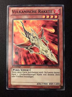 Yu-Gi-Oh! Volcanic Rocket SDOK-DE013 Common 1st Edition German Excellent • $1.59