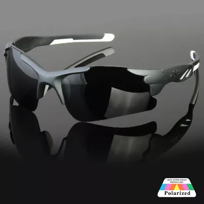 X-Loop Polarized Wrap Sunglasses Mens Sport Fishing Golfing Glasses Tac Lens • $9.98