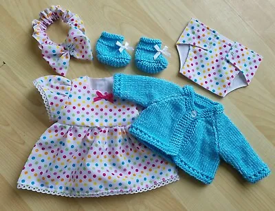 £11.99 • Buy My First Baby Annabell/14 Inch Doll 5 Piece Multi Spot Dress Set (86)