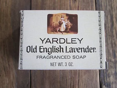 Vintage Yardley Old English Lavender Fragranced Soap Bar 3 Oz. Original Box READ • $4.99