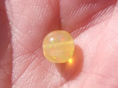 1.01 Ct. Round Cut Mexican Fire Opal Bead • $105