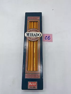 Dozen 12 Vintage Berol Mirado Writing Pencils In Box  No. 2HB New • $29.99