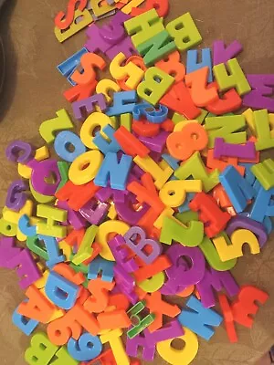 Magnetic Refrigerator Alphabet Letters Numbers Math Signs ABCs Mixed Lot 165+ • $19.99