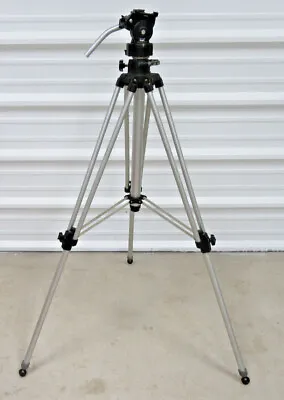 Bogen Model 3040 Tripod & 3063 Head Camera Stand With Bogen Manfrotto  • $250