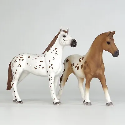 £12.25 • Buy Schleich Horses Bundle Appaloosa Mare + Gelding 2017 Toy Model Figures
