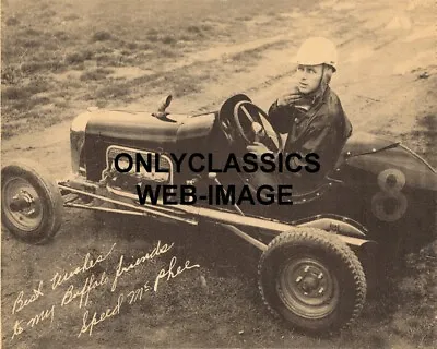 SPEED McPHEE AUTO RACING DIRT MIDGET SPRINT #8 RACE CAR 8x10 PHOTO-BUFFALO NY • $14.41