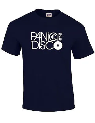 PANIC! AT THE DISCO  LOGO  T SHIRT NEW - Funny T-shirt Free Shipping.. • £9.99