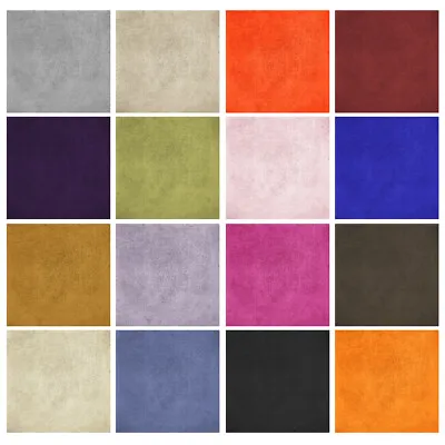 £19.99 • Buy Faux Suede Polyester Fabric Upholstery Soft Furnishing Material 225gsm 60  Wide