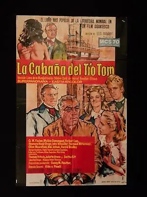 UNCLE TOM'S CABIN * ONKEL TOMS HÜTTE (1965) * MYLENE DEMONGEOT * ARGENTINE 1sh • $45