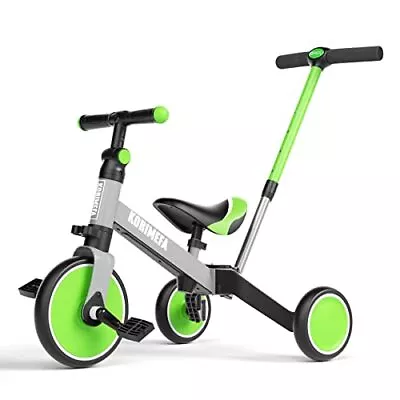 KORIMEFA 4 In 1 Toddler Balance Bike Kids Trike For 1 2 Year Old Boys Girls • £59.58