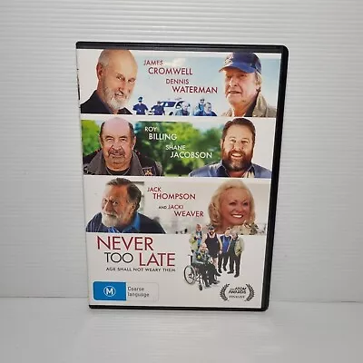 Never Too Late (DVD 2020) • $6