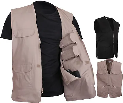 Professional Tactical Concealed Carry Vest Cargo Travel Plainclothes Gun CCW • $49.99