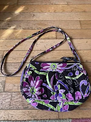 Vera Bradley  Purple Punch  Shoulder/crossbody Bag With Expandable Strap • $15