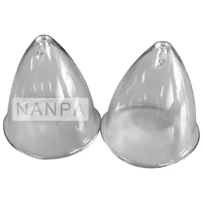$23.55 • Buy 2PCS 120ml Breast Cups Plastic Cup For Breast Enlargement Vacuum Therapy Machine
