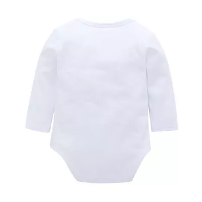 Autumn Long Sleeve Cartoon Animal Print O-Neck Baby Romper Cotton Jumpsuit-2383 • £5.07