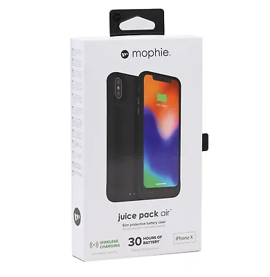 Mophie Juice Pack Air Protective Battery Case For IPhone X / Wireless Charging  • $18.99