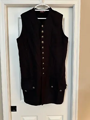 Pirate Costume Waistcoat From Pirate Fashions Size Large • $60