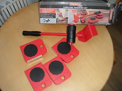 5pcs Furniture Transport Hand Tool Set Furniture Lifter Heavy Mover Rollers • £20