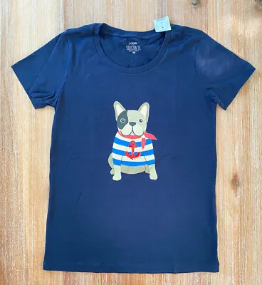 J. Crew Factory Women's  Sailor Dog  Collector's T Shirt - Navy - NWT • $34.99