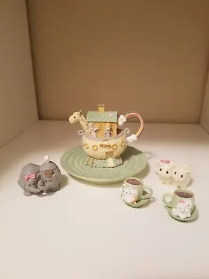 1996 Precious Moments Noah's Ark Mini Tea Set #270121 • $10.95