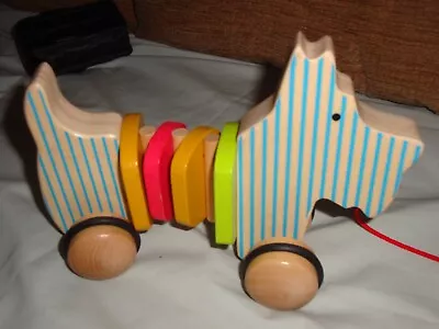 £2.99 • Buy Pull Along Wooden Dog Marks And Spencer