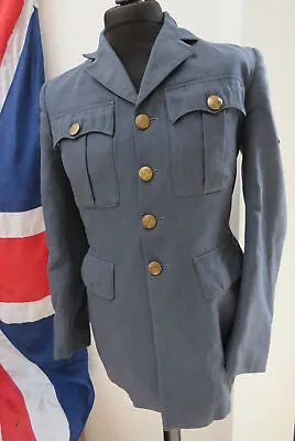 Vintage Royal Air Force No.1 Dress Tunic Jacket KC Buttons Senior Aircraftsman • £44.95