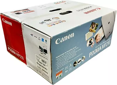 Canon Pixma MP210 Photo All-In-One Inkjet Printer New In Box Sealed Phone Print • $119.95