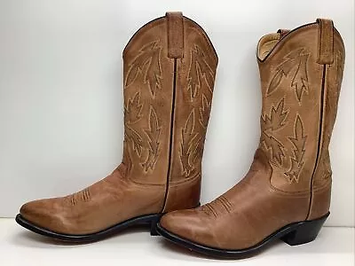 Womens Old West Cowboy Brown Boots Szie 9 • $26.99