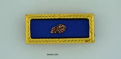 Army Presidential Unit Commendation Ribbon Bar With 1 Oak Leaf & Frame - PUC • £10.55