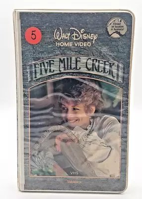 Vintage Five Mile Creek Volume 5 VHS 1984 Disney Clamshell Nicole Kidman • $9.95