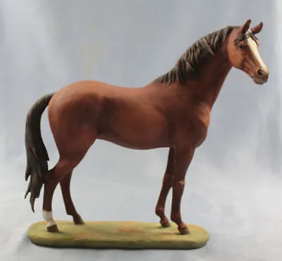 Horse Asta Figure Porcelain Figurine Horse Figure Emperor 1980 Limited • $885.69
