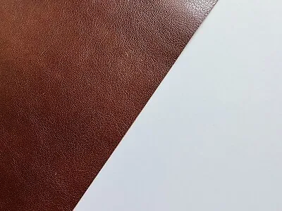 1mm Reddish Brown Veg Tan Suede Sheepskin Leather Craft Whole Hide • £19.99