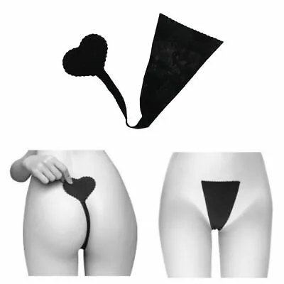Invisible C-string Thong Lace Briefs Thongs Adhesive Panties T-Back Underwear UK • £5.99