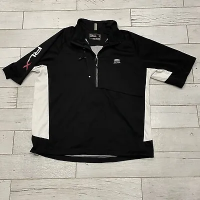 RLX Jacket Mens L Large Black Pullover Wind Shirt Atlantic Golf Club NY • $27.16