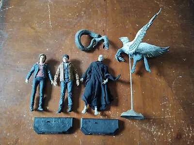 Mcfarlane Harry Potter 6  Figure Lot Voldemort Buckbeak Hermione Loose • $47.99