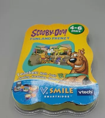 Vtech Scooby-Doo Funland Frenzy V.Smile New Teaches Vocabulary & Numbers New • $11.04