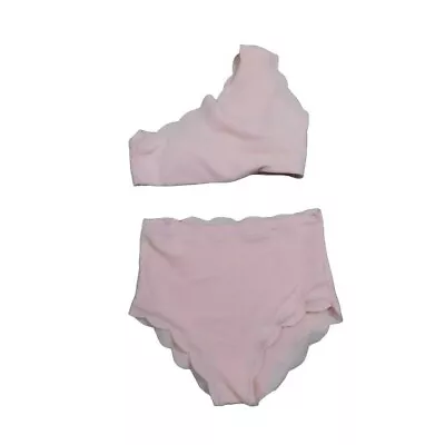 Zaful Size 6 Pink High Bottom 2 Piece Swimsuit Swim • $12.99