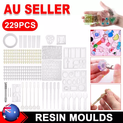 Silicone Mold Casting Mould DIY Bangle Jewelry Tool Kit Resin Bracelet Making AU • $9.95