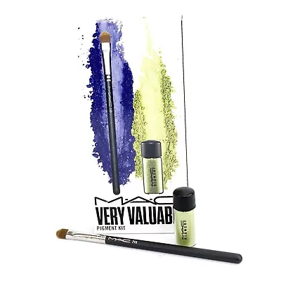 Mac Very Valuable Pigment Kit ~ EyeShadow:Chartreuse + Brush #248 ~ FullSize NIB • $22.30