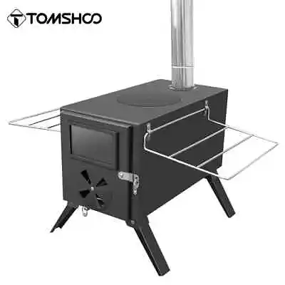 Winter Tent Fire Wood Heater Outdoor Brazier Camping Wood Stove Portable • $420.25
