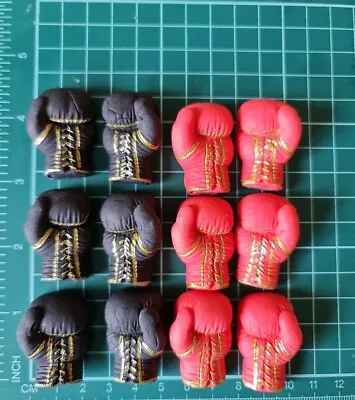 £8.50 • Buy  12 Edible Boxing Gloves Fondant Cupcake Toppers 